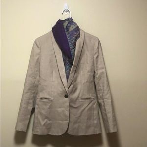 J. Crew Parke Stretch Linen Blazer